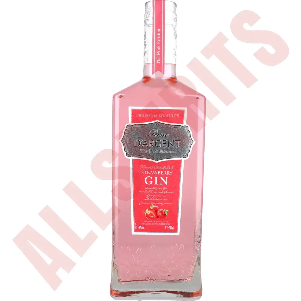 Rose d´Argent The Pink Edition Strawberry Gin 40% 0,7 ltr. - AllSpirits