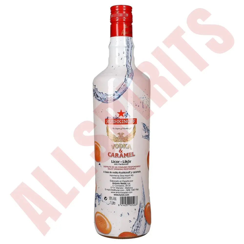 Rushkinoff Caramelo 18% 1 ltr. - AllSpirits