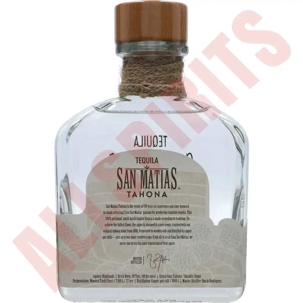 San Matias Tahona Blanco 40% 0,7 ltr. - AllSpirits