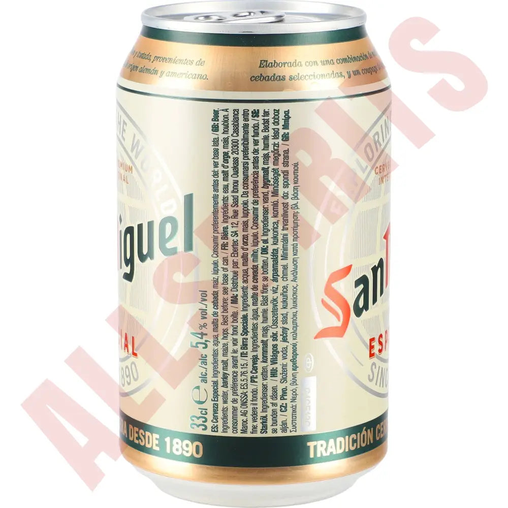 San Miguel Especial 5,4% 24x 0,33 ltr. zzgl. DPG Pfand - AllSpirits