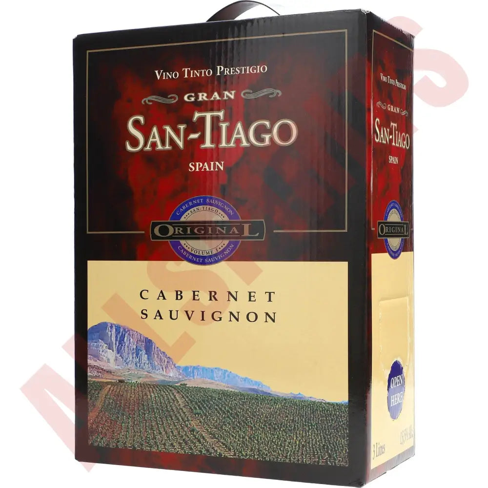 San Tiago Cabernet Sauvignon 13,5% 3 ltr. - AllSpirits