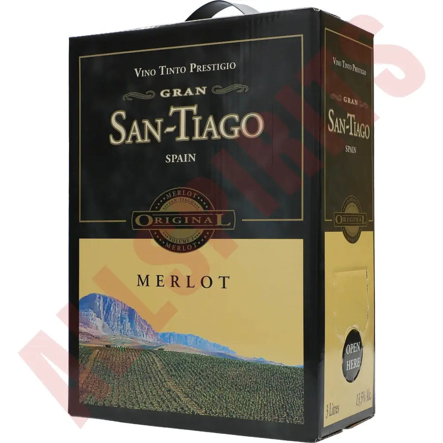 San Tiago Merlot 13,5% 3 ltr. - AllSpirits