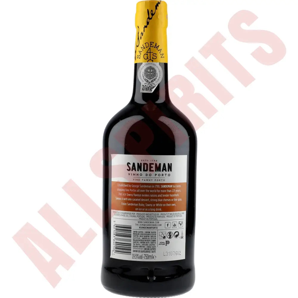 Sandeman Porto Tawny 19,5% 0,75 ltr. - AllSpirits