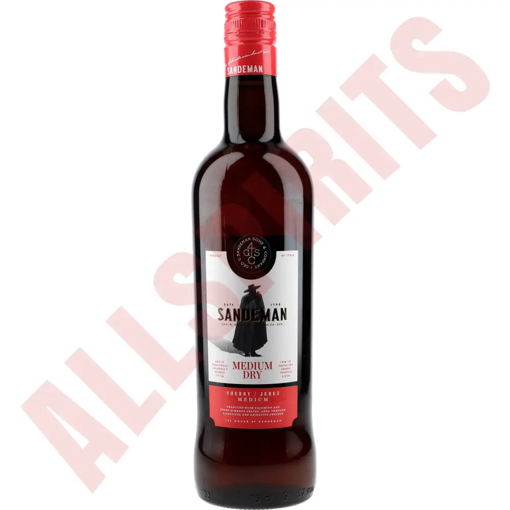 Sandeman Sherry Medium Dry 15% 0,75 ltr. - AllSpirits