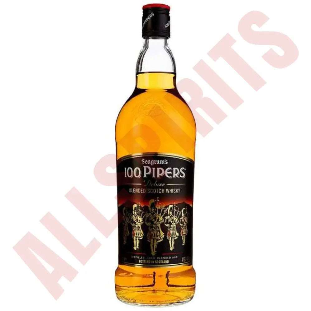 Seagrams 100 Pipers Scotch Whisky 1ltr. 40% - AllSpirits