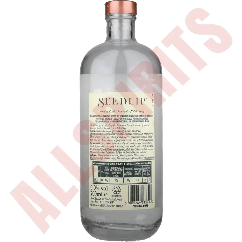 Seedlip Grove 42 Alkoholfrei 0% 0,7 ltr. - AllSpirits