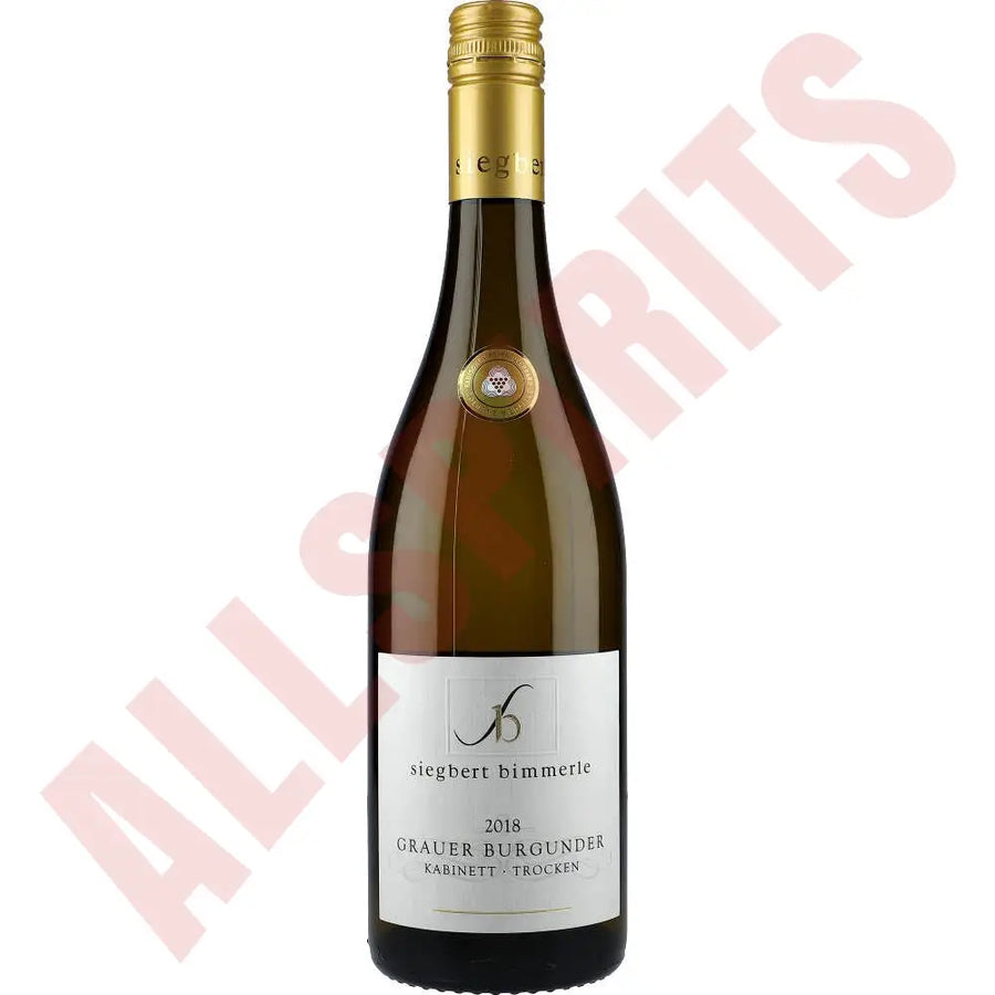 Siegbert Bimmerle Kabinett Grauer Burgunder 12,5% 0,75 ltr. - AllSpirits