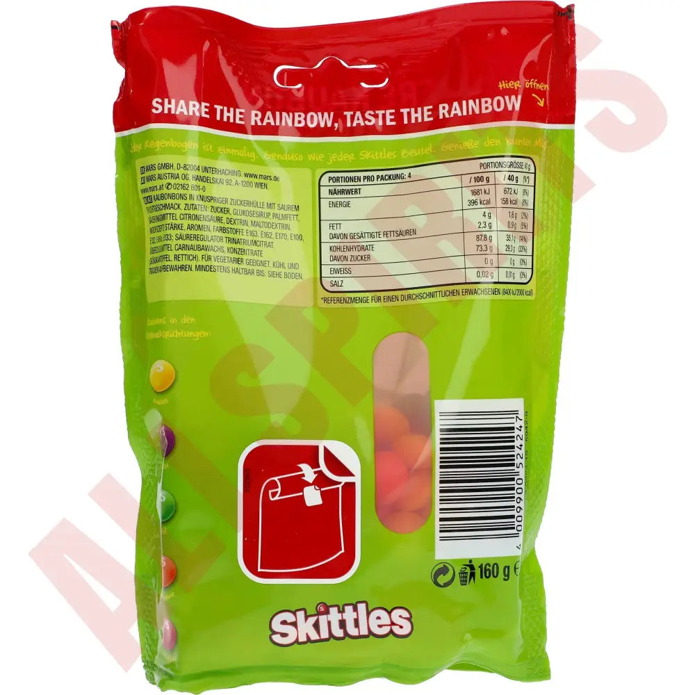 Skittles Crazy Sours 160g - AllSpirits