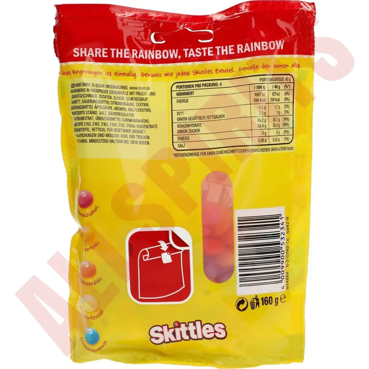 Skittles Smoothies 160g - AllSpirits