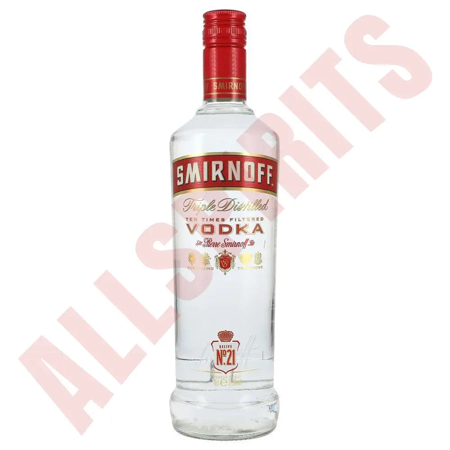 Smirnoff Vodka red label 37,5% 0,7 ltr. - AllSpirits