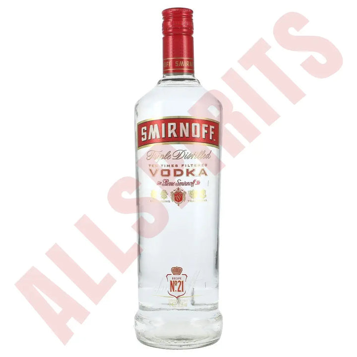 Smirnoff Vodka Red Label 37,5% 1 ltr. - AllSpirits