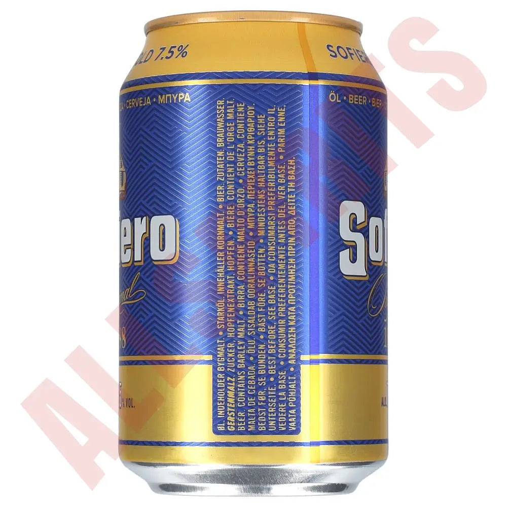 Sofiero Gold Starköl 7,5% 24x 0,33 ltr. zzgl. DPG Pfand - AllSpirits