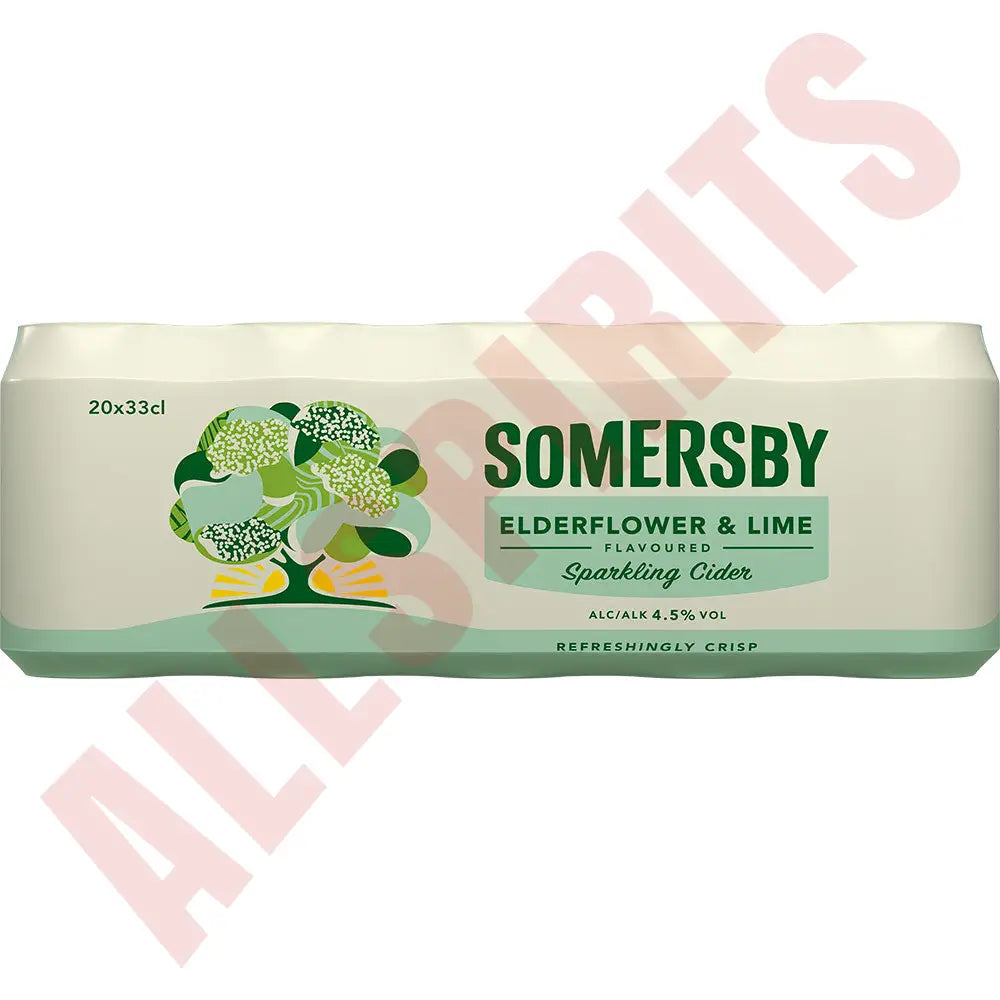 Somersby Eldeflower & Lime 4 5% 20X0 33L Zzgl. Dpg Pfand Cider