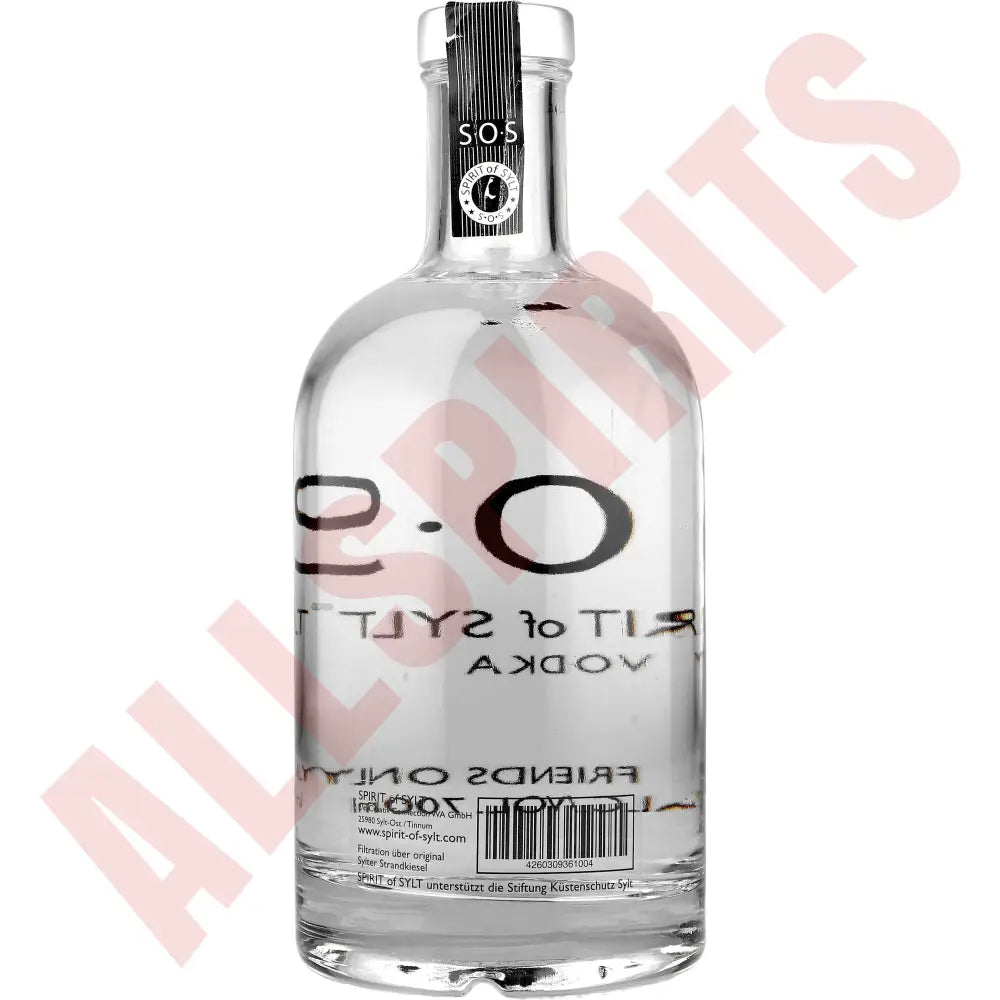 SOS Spirit of Sylt Basic Vodka 41% 0,7 ltr. - AllSpirits