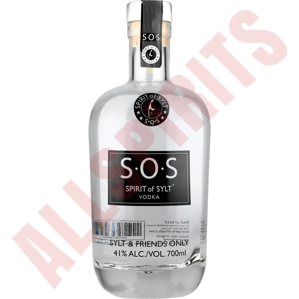 SOS Spirit of Sylt Premium Vodka 41% 0,7 ltr. (RB) - AllSpirits