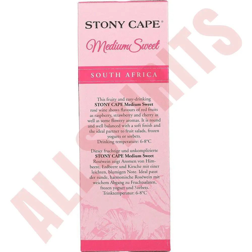 Stony Cape Medium Sweet Rosé 12% 3 ltr. - AllSpirits