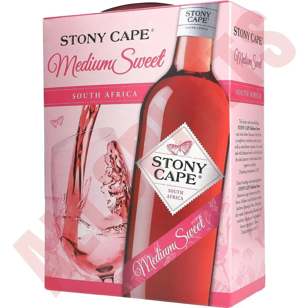 Stony Cape Medium Sweet Rosé 12% 3 ltr. - AllSpirits