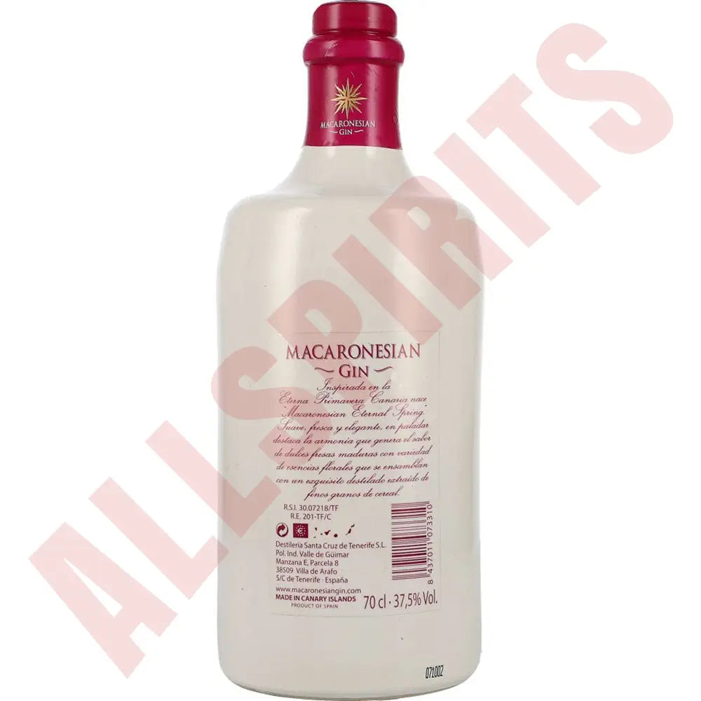 STRAWBERRY GIN MACARONESIAN 37,5% 0,7ltr - AllSpirits