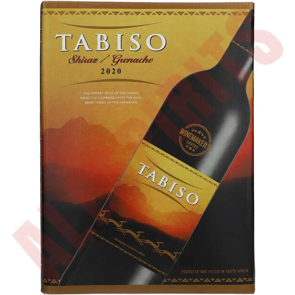 Tabiso Shiraz 13,5 % 3 ltr. - AllSpirits