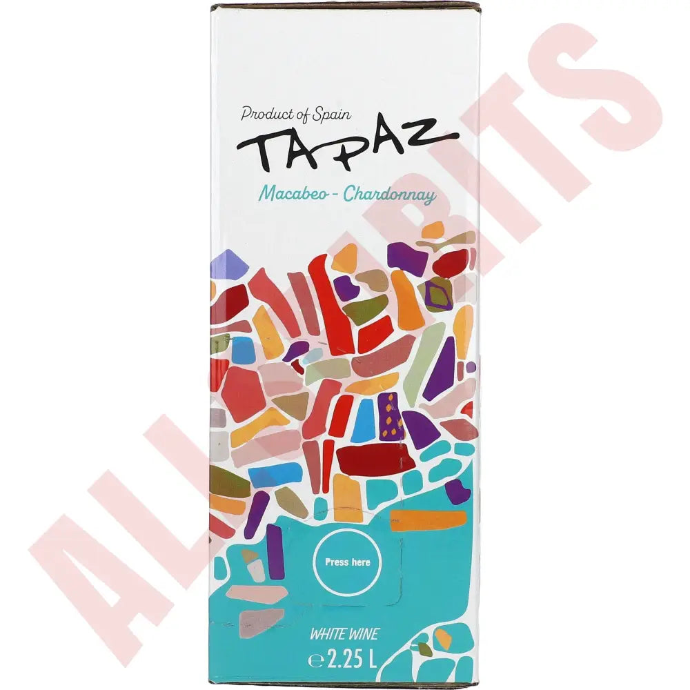 Tapaz Macabeo Chardonnay 11,5% 2,25L BIB - AllSpirits