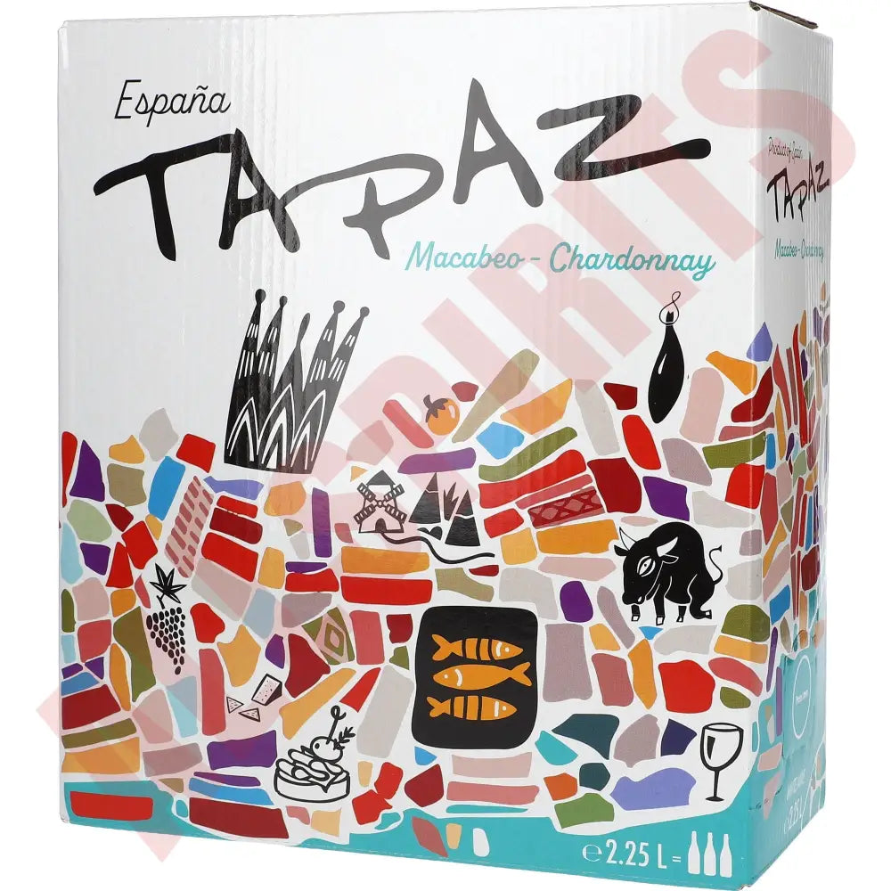 Tapaz Macabeo Chardonnay 11,5% 2,25L BIB - AllSpirits