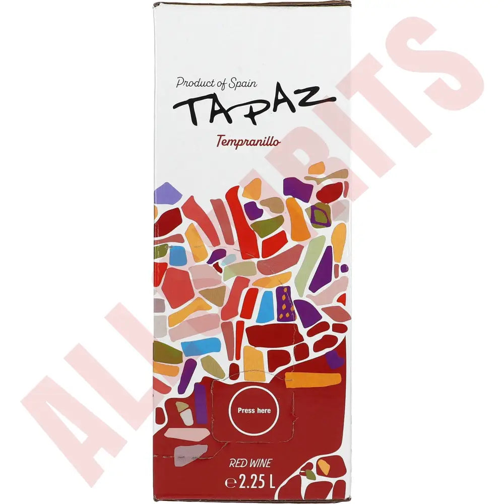 Tapaz Tempranillo 14% 2,25L BIB - AllSpirits