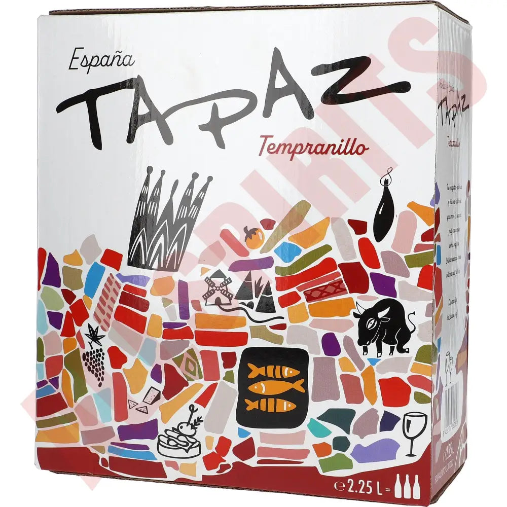 Tapaz Tempranillo 14% 2,25L BIB - AllSpirits