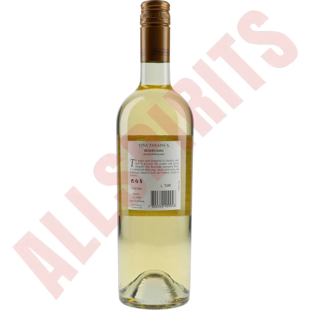 Tarapaca Reservado Sau. Blanc 13,5% 0,75 ltr. - AllSpirits