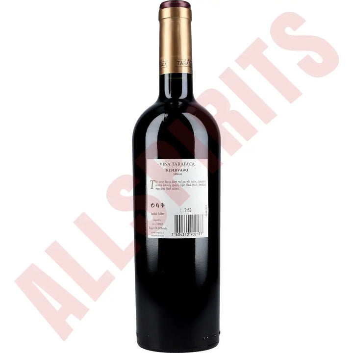 Tarapaca Reservado Syrah 13% 0,75 ltr. - AllSpirits