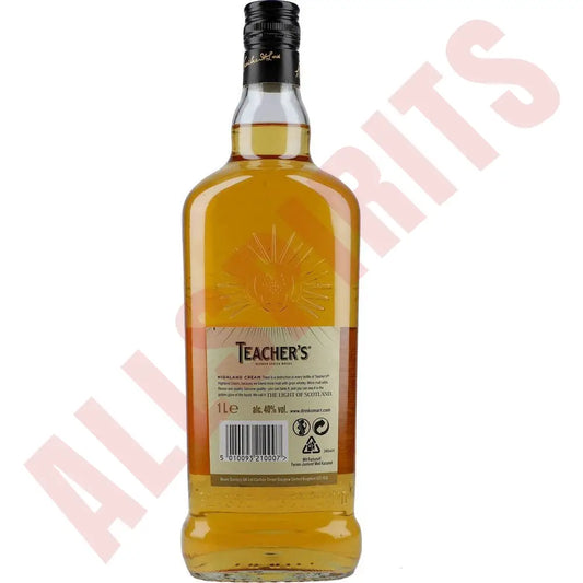 Teacher's Highland Cream 40% 1 ltr. - AllSpirits