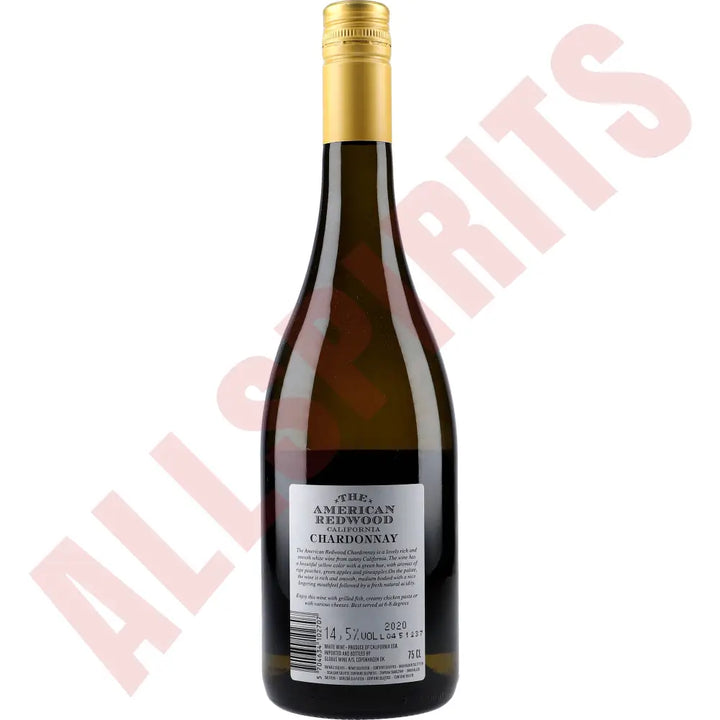 The American Redwood Chardonnay 14,5 % 0,75 ltr. - AllSpirits