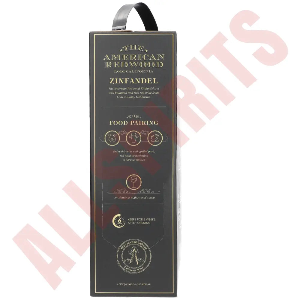 The American Redwood Zinfandel 14,5 % 3 ltr. - AllSpirits