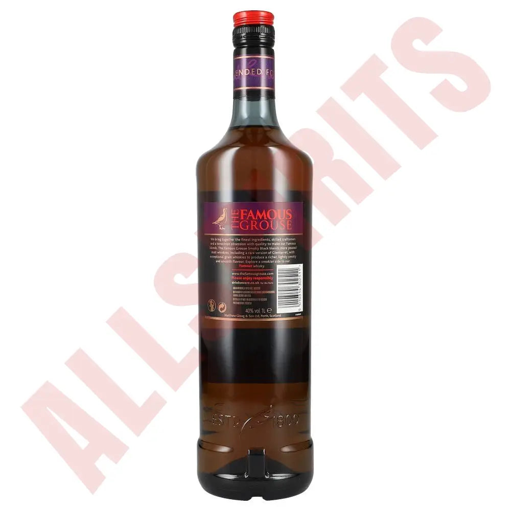 The Famous Grouse Smoky Black 40% 1 ltr. - AllSpirits