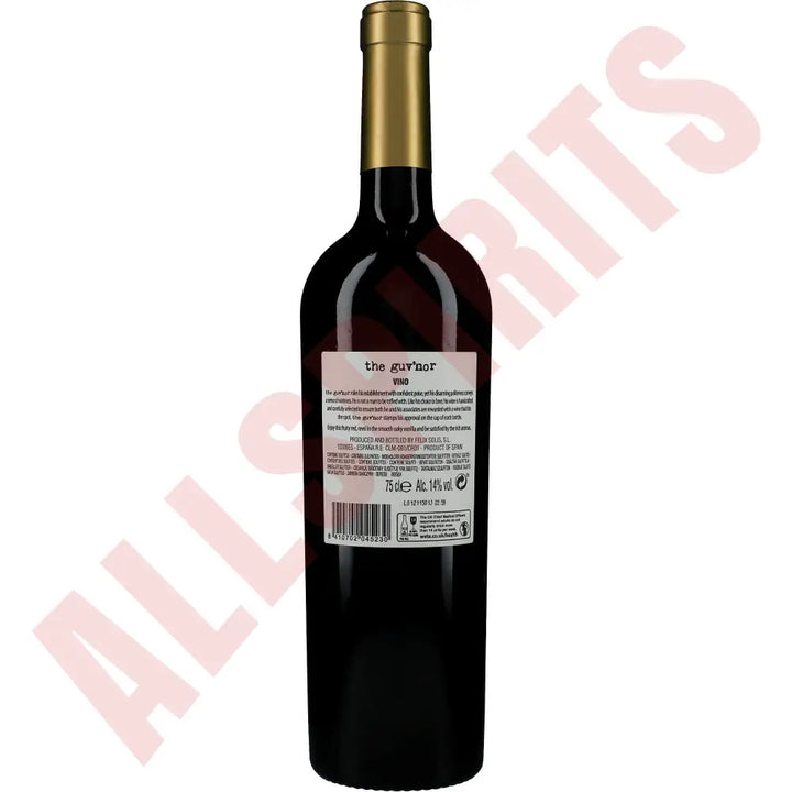 the guv´nor Vino red 14% 0,75 ltr. - AllSpirits