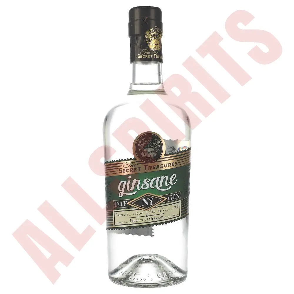 The Secret Treasures Ginsane Dry Gin 0,7L -GB- 45% - AllSpirits
