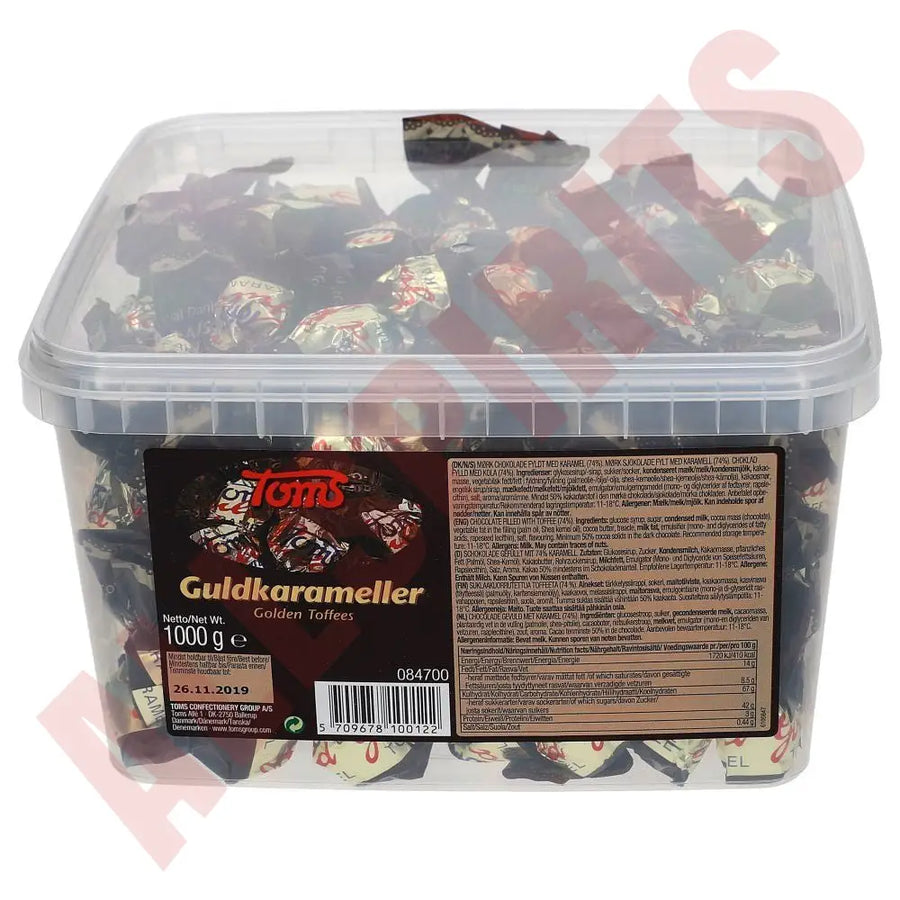 Toms Guldkarameller – Goldene Karamellbonbons 1kg - AllSpirits