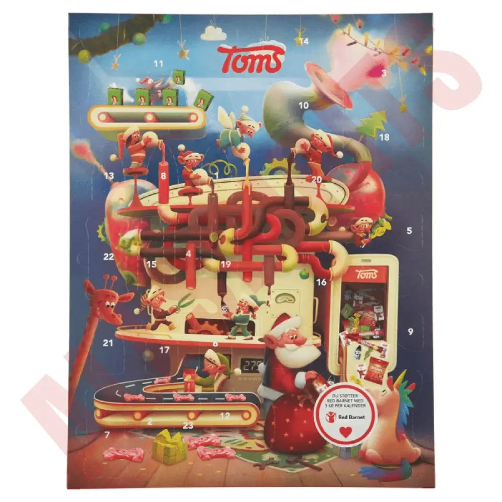 Toms Julefabrik Adventskalender 385g - AllSpirits