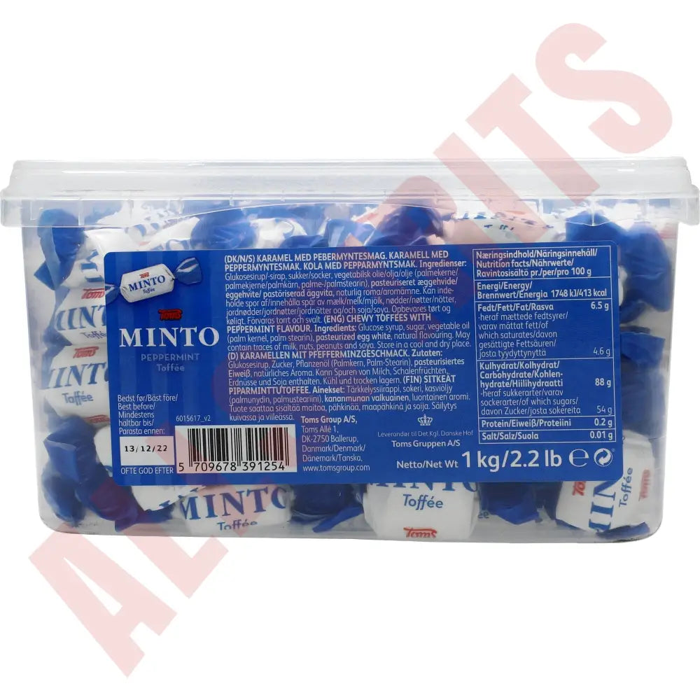 Toms Minto Karameller 1kg - AllSpirits