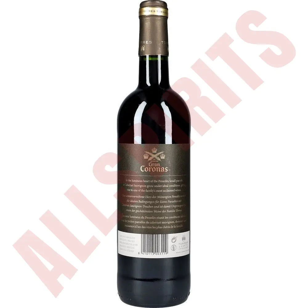 Torres Gran Coronas Reserva Cabernet Sauvignon 14% 0,75 ltr - AllSpirits