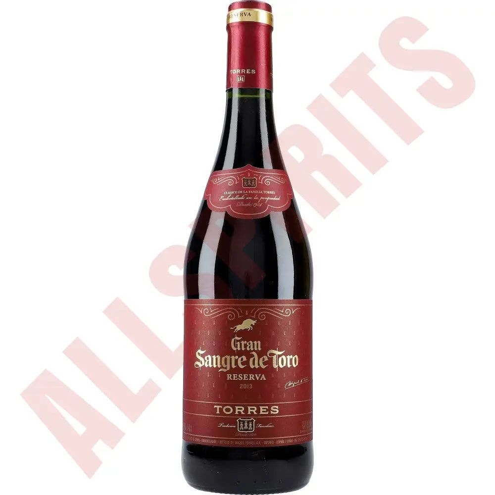 Torres Gran Sangre de Toro Reserva 14,5% 0,75 ltr. - AllSpirits