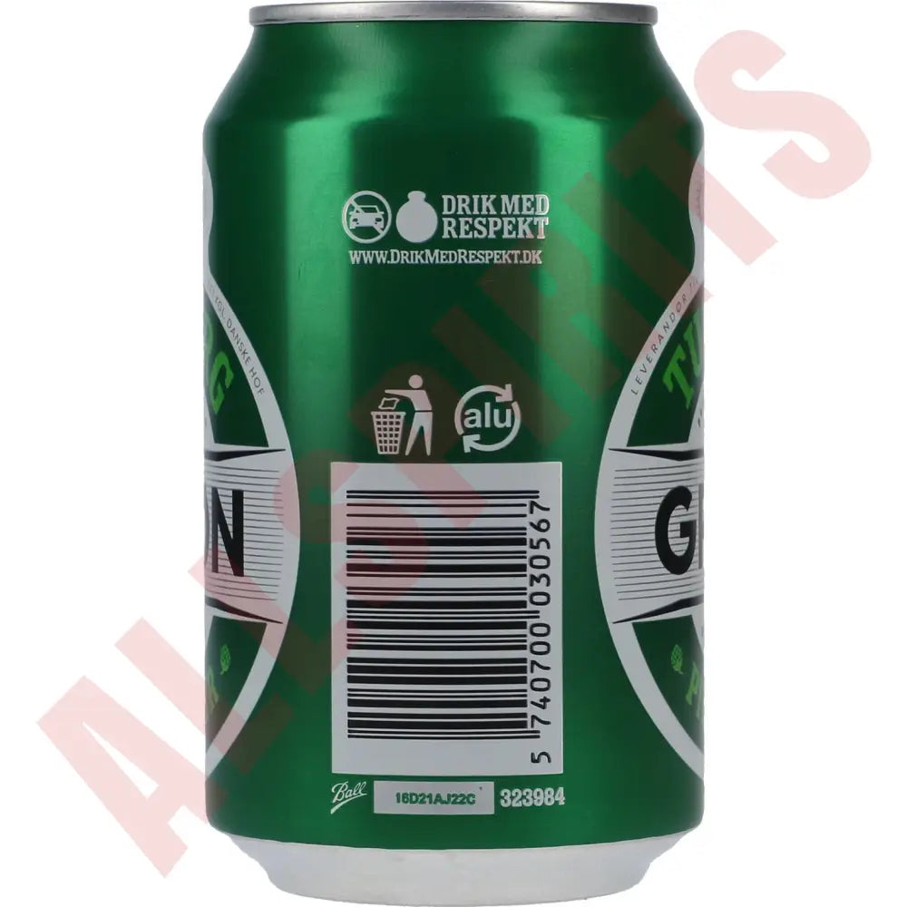 Tuborg Grøn Pilsner 4,6% 24x 0,33 ltr. zzgl. DPG Pfand - AllSpirits