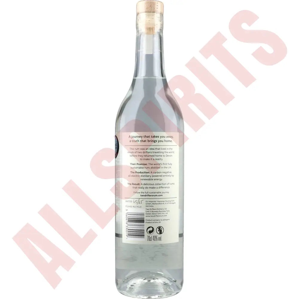 Two Drifters Pure White Rum 40% 0,7L - AllSpirits