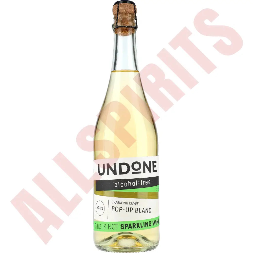 Undone No. 20 Pop-Up Blanc Alcfree 0 75 Ltr. Spirituosen