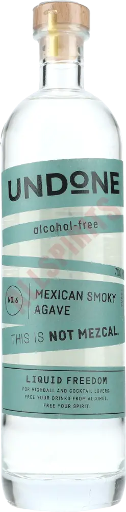 Undone No.6 Mexican Smoke Agave Type alcfree Mezcal 0,7 ltr. - AllSpirits