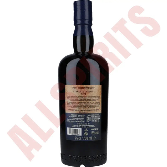 Vermouth del Professore / Chinato 18% 0,75l - AllSpirits