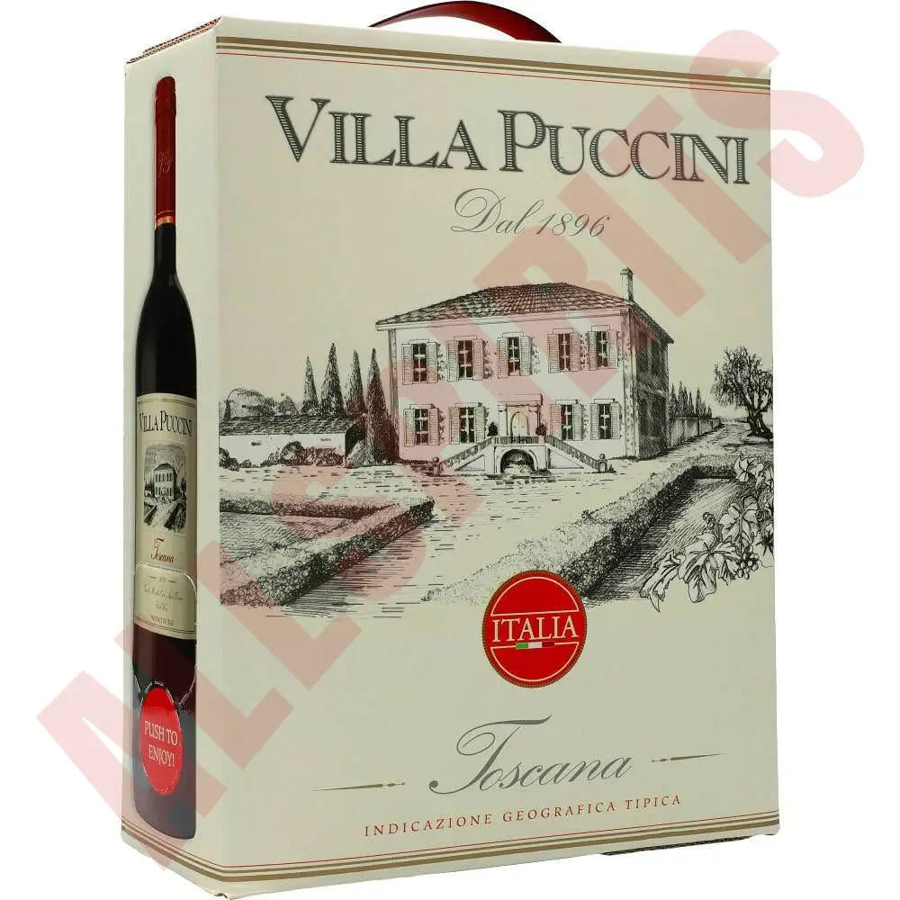 Villa Puccini Toscana oak aged 13,5 % 3 ltr. - AllSpirits