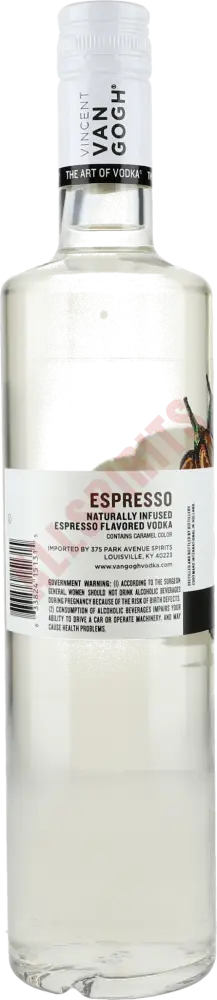 Vincent Van Gogh Espresso 35% 0,75 ltr. - AllSpirits