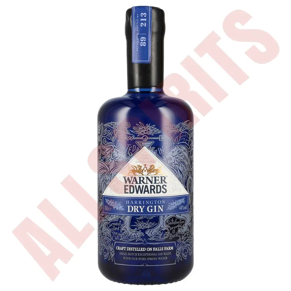 Warner Edwards Dry Gin 44% 0,7 ltr. - AllSpirits