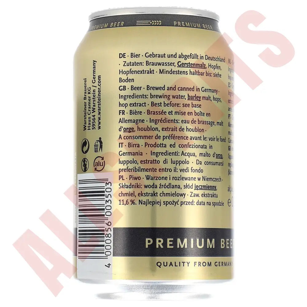 Warsteiner 4,8% 24x 0,33 ltr. zzgl. DPG Pfand - AllSpirits