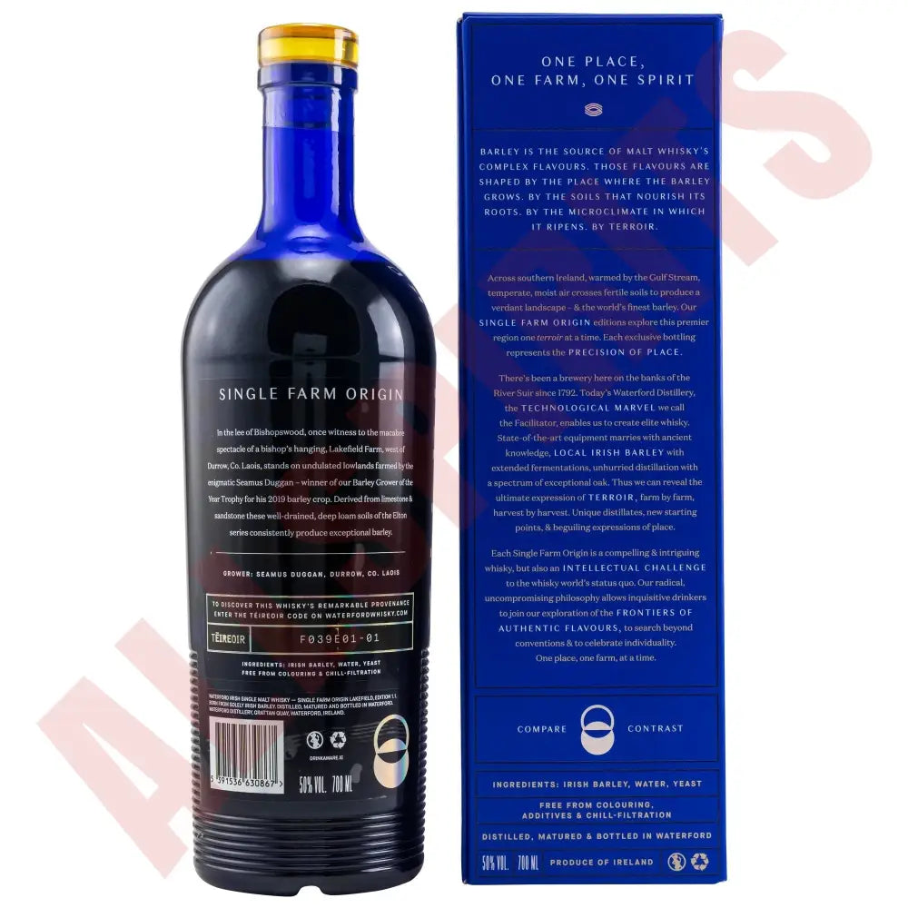 Waterford Single Farm Origin - Lake Field 1.1 50% 0,7l - AllSpirits